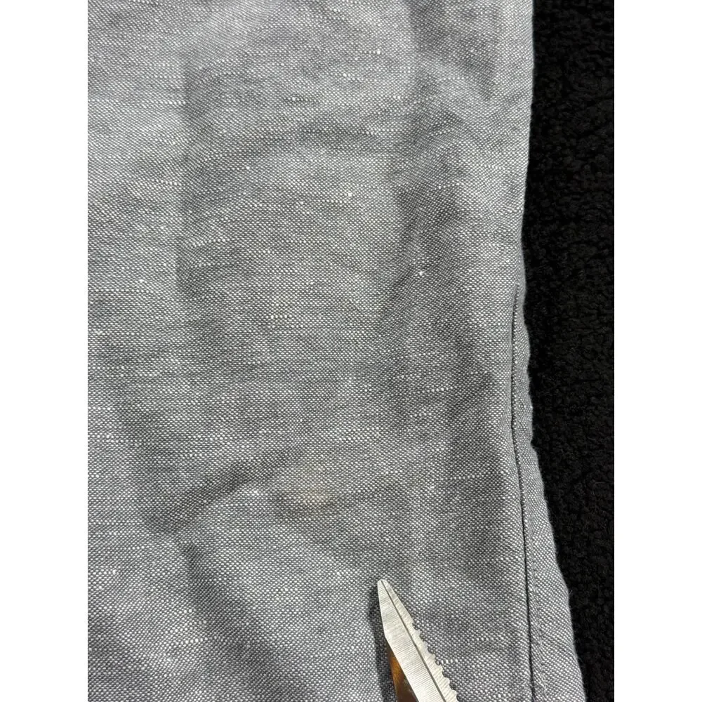 Banana Republic Pants Mens 33x32 Gray Linen Kentfield Pant Blend Casual Beach
